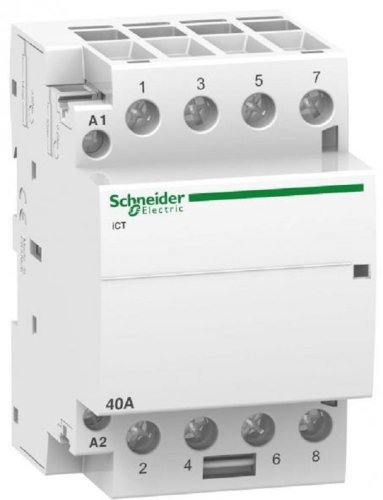 Контактор модульный Schneider Electric Acti9 iСТ 3п 4НО 40А 230В АС картинка